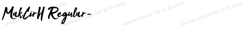 MakCirH Regular字体转换